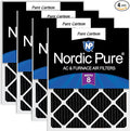Nordic Pure 20x20x1 Pure Carbon Pleated Odor Reduction Furnace Air Filters 4 by NordicPure