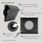 Vent Systems 4" Inch Air Supply Vent Cover - Image 4