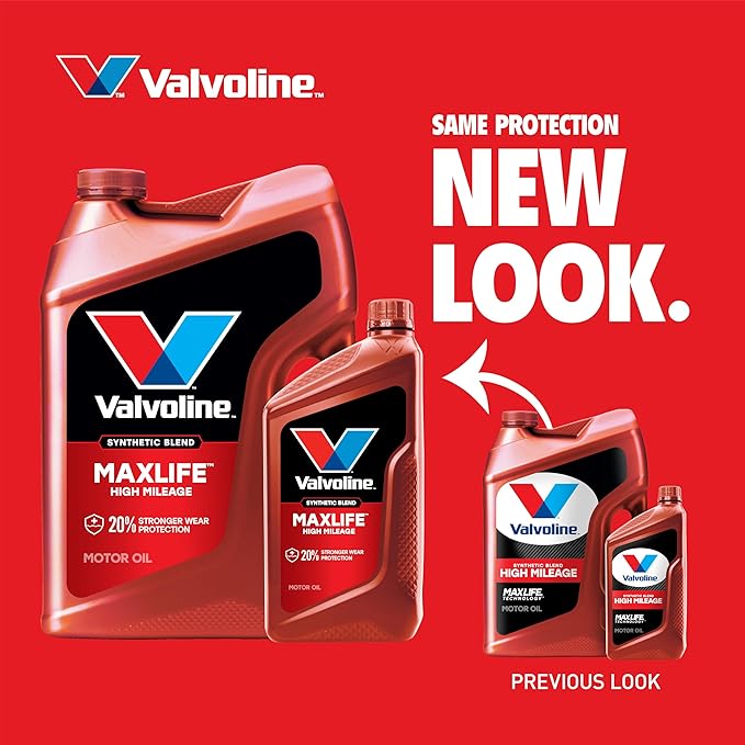 Valvoline High Mileage with MaxLife Technology 10W-30 Synthetic Blend Motor Oil - Image 3