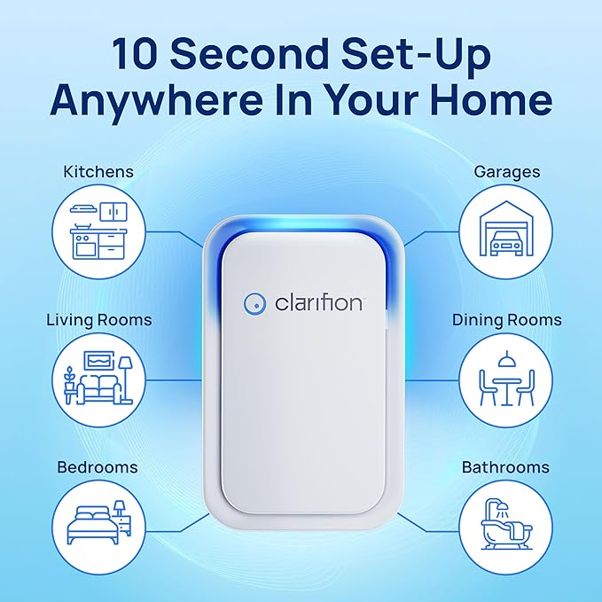 Clarifion - Air Ionizers for Home, Negative Ion Filtration System, Quiet Air - Image 5