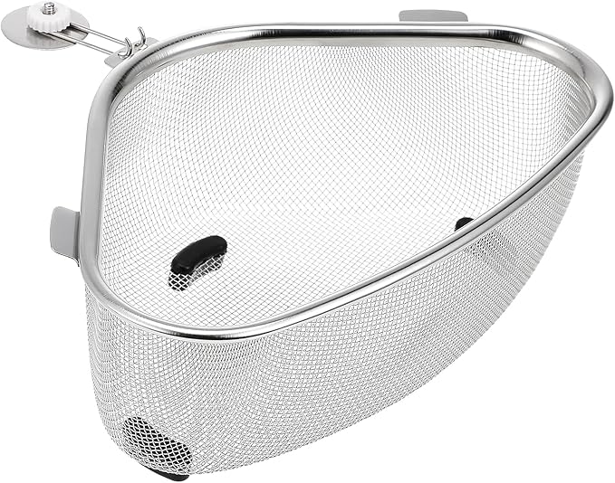 Hemoton Triangle Corner Sink Strainer Basket 8.46X6.10X2.95In Kitchen Drain by HEMOTON
