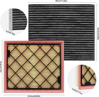 Comb Engine Cabin Air Filter for Lincoln Mkz 2020 2019 2018 2017 2016 2015 2014 - Image 2