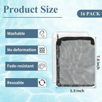 16 Pcs Aquarium Filter Media Bags Extra Fine, 7.8 x 5.9 Inch Filter Media Bag - Image 2