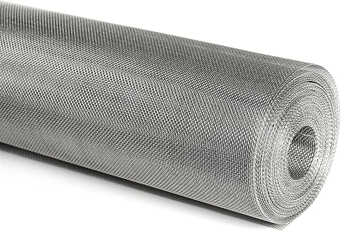 Stainless Steel Woven Wire Mesh Stainless Steel Woven Wire Mesh 14 Mesh Rodent by Unknown