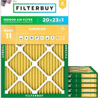 Filterbuy 20x23x1 Air Filter MERV 11 Superior Pet & Allergy Defense, by Filterbuy