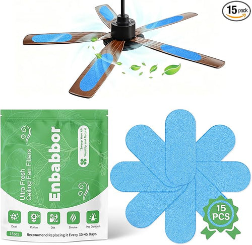 15Pcs Ceiling Fan Air Purifier Filters, Made by PestBugsRepellent