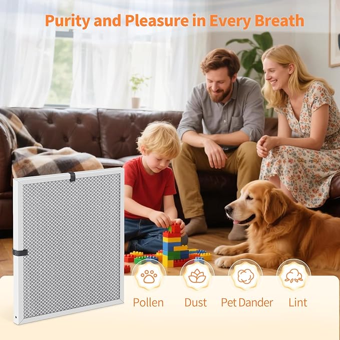 2-Pack 20x23x1 MERV 8 Reusable & Washable Electrostatic Air Filters - Image 7