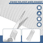 uxcell 8 Mesh 79" x 10" Woven Wire Mesh, 316 Stainless Steel Air Vent Filter - Image 4
