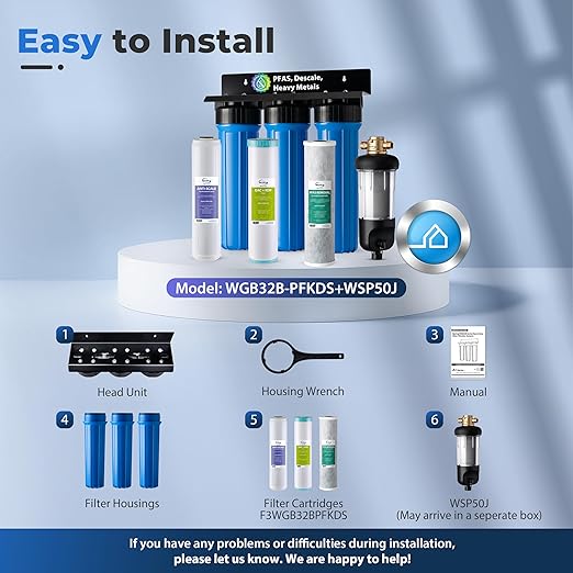 iSpring Whole House Water Filter System Ultimate PFAS Scale and Heavy Metals - Image 6