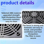 Dust Filter PC 120mm Cooling Fan Filter Dustproof Cover, 2 Pack PC Case Fan - Image 6