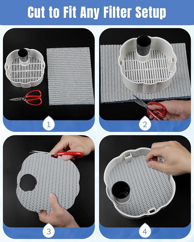 Pawfly 8-Layer Aquarium Filter Pad, 47 x 12 Inch High Density Multi-Layer - Image 7