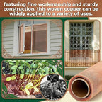 Therwen 12 Inch x 35 ft Copper Mesh Screen 99.9% Pure Copper 40 Mesh Roll Wire - Image 5