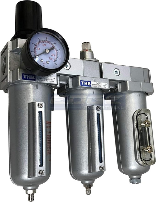 3 STAGE, HEAVY DUTY INDUSTRIAL GRADE FILTER REGULATOR COALESCING DESICCANT - Image 2
