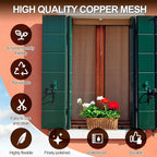 Lounsweer 36 Inch x 5 ft Copper Mesh Screen Roll, 90% Copper Insect Screen - Image 3