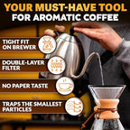 Stainless Steel Pour Over Coffee Filter Compatible - Image 4