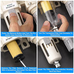 TAILONZ PNEUMATIC 3/8 Inch NPT 2 in 1 Air Filter Pressure Regulator Combo - Image 6