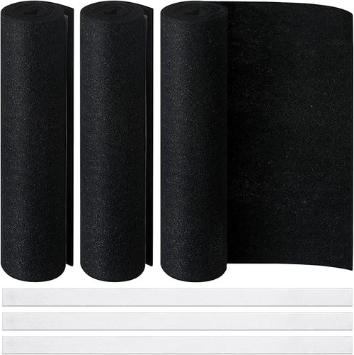 3 Pack Cut to Fit Carbon Pad Pre Filter Roll 16'' x 48'' by Fabbay