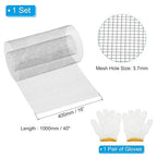 PATIKIL 40" L x 16" W Woven Wire Mesh, 6 Mesh 304 Stainless Steel Air Vent - Image 2