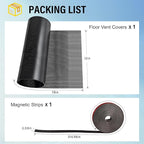 78x12 inch Customizable DIY Floor Vent Covers, Magnetic PVC Vent Mesh - Image 2