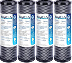 1 Micron 10" x 2.5" Whole House CTO Carbon Sedimen Water Filter Compatible by FrigiLife
