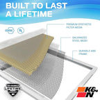 K&N 20x24x1 HVAC Furnace Air Filter, Lasts a Lifetime, Merv 11, the Last HVAC - Image 4