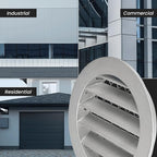 Repa Market 8" Gray Vent Cover - Image 5