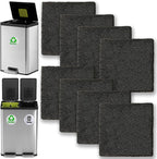8 Pack Activated Carbon Filters Fits EKO Trash Can by Aolleteau