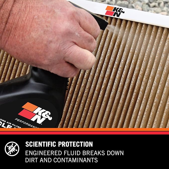 K&N HVAC Filter Cleaner: 32 Oz Spray Bottle Filter Cleaner and Refresher; - Image 4