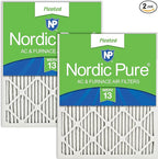 Nordic Pure 16x16x1 Pleated MERV 13 Air Filters 2 Pack by NordicPure