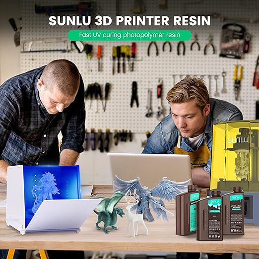 SUNLU 3D Printer Resin 3kg, Fast Curing Standard 3D Resin - Image 8