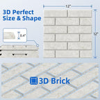 20 Pack Acoustic Panels with Self Adhesive, Soundproof Wall Panels, Brick Sound - Image 6