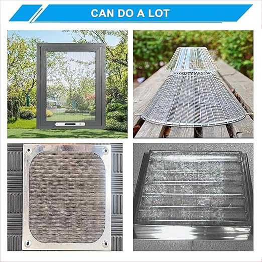 Stainless Steel Mesh Screen 20Mesh 304, 15.7" x 147" Metal Mesh Screen - Image 9