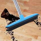 Multifunctional Broom, Telescopic Carpet Rake Rubber Pp 12.6in Brush Easy Wash - Image 4