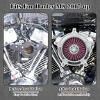 HDBUBALUS Motorcycle CNC Spike Air Cleaner Air Filter Intake System Filter - Image 3