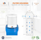 Aquaboon 5 Micron 20 x 4.5 Premium CTO Activated Carbon Water Filter Cartridge - Image 2