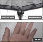 4 Pcs Rain Barrel Mesh Cover, 31.5 inch Water Collection Bucket Net - Image 5