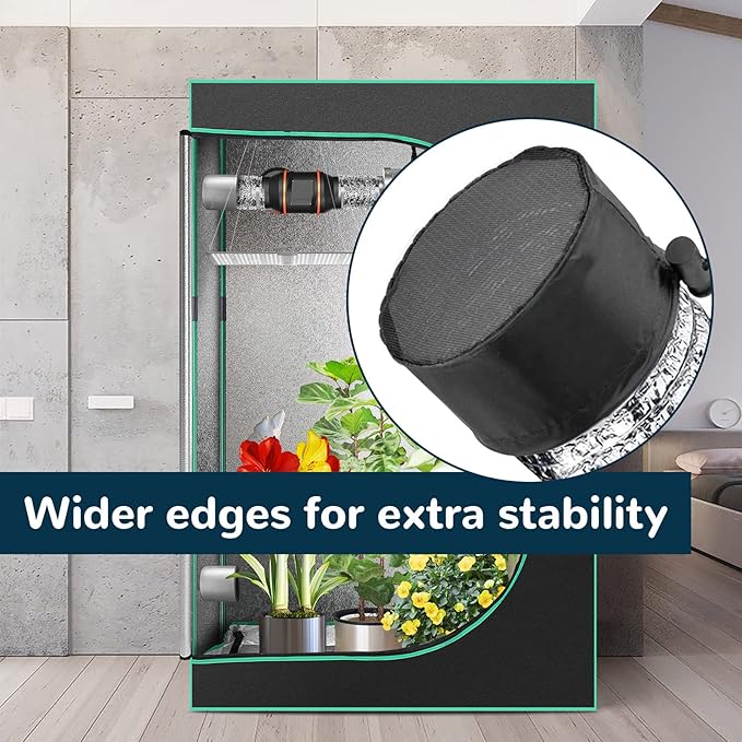 2Pcs 6 Inch Grow Tent Vent Cover Filter, Duct Filter Net - Image 7
