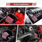 Universal Clamp On Air Intake Filter fits 3 In /3.5 In /4 In Three Different - Image 6