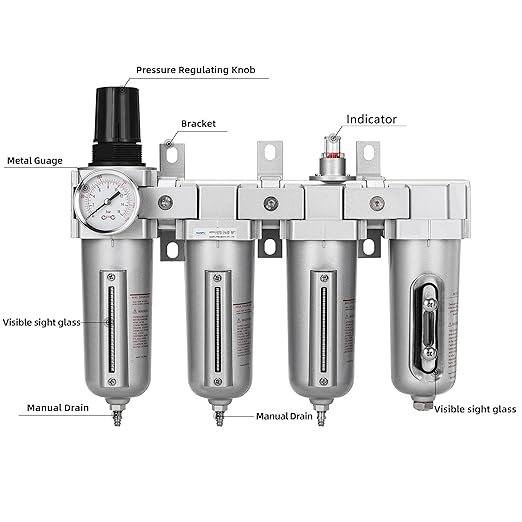 NANPU 3/4" NPT Industrial Grade 4 Stage Air Drying System - Image 3