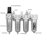 NANPU 1/2" NPT Industrial Grade 4 Stage Air Drying System - Image 3