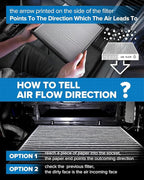 PHILTOP Cabin Air Filter w/Activated Carbon, Compatible - Image 6