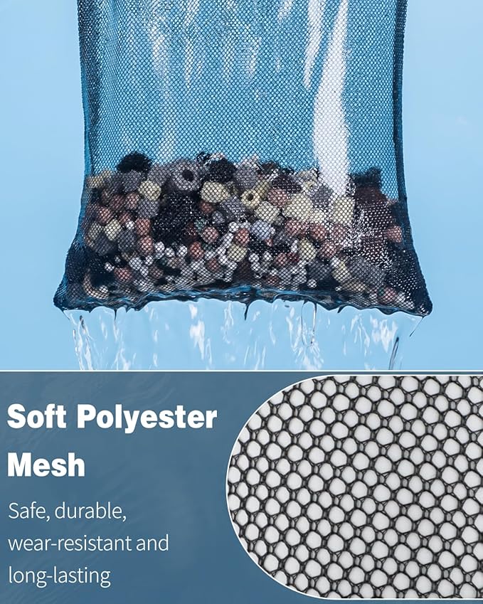 Pawfly 8 Pack Aquarium Filter Media Bags, Fine Mesh Filter Bag - Image 6
