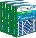 Filterbuy 20x26x5 Air Filter MERV 13 Optimal Smoke & Allergy Defense, Pleated by Filterbuy