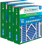 Filterbuy 24x25x5 Air Filter MERV 13 Optimal Smoke & Allergy Defense, by Filterbuy