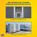 Zep Foaming Coil Cleaner - 20 oz - 20201 - Professional Strength Quickly Cleans - Image 4