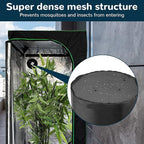 2Pcs 4 Inch Grow Tent Vent Cover Filter, Duct Filter Net - Image 4
