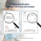 Frizzlife 1200GPD Reverse Osmosis Water Filter, NSF/ANSI 42&58&372 Standards - Image 3