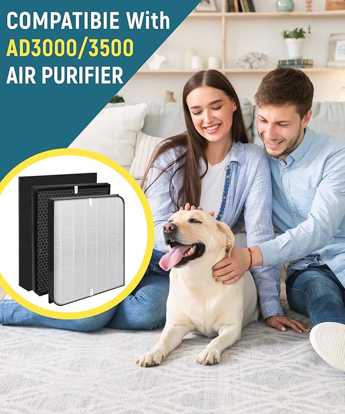 6-Pack AD3000/AD3500 Replacement Filter Compatible - Image 3
