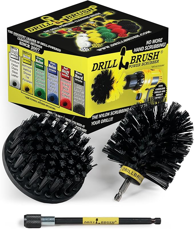 BBQ Grill and Smoker Cleaning Supplies by Drillbrush