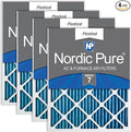 Nordic Pure 14x20x1 Pleated MERV 7 Air Filters 4 Pack by NordicPure